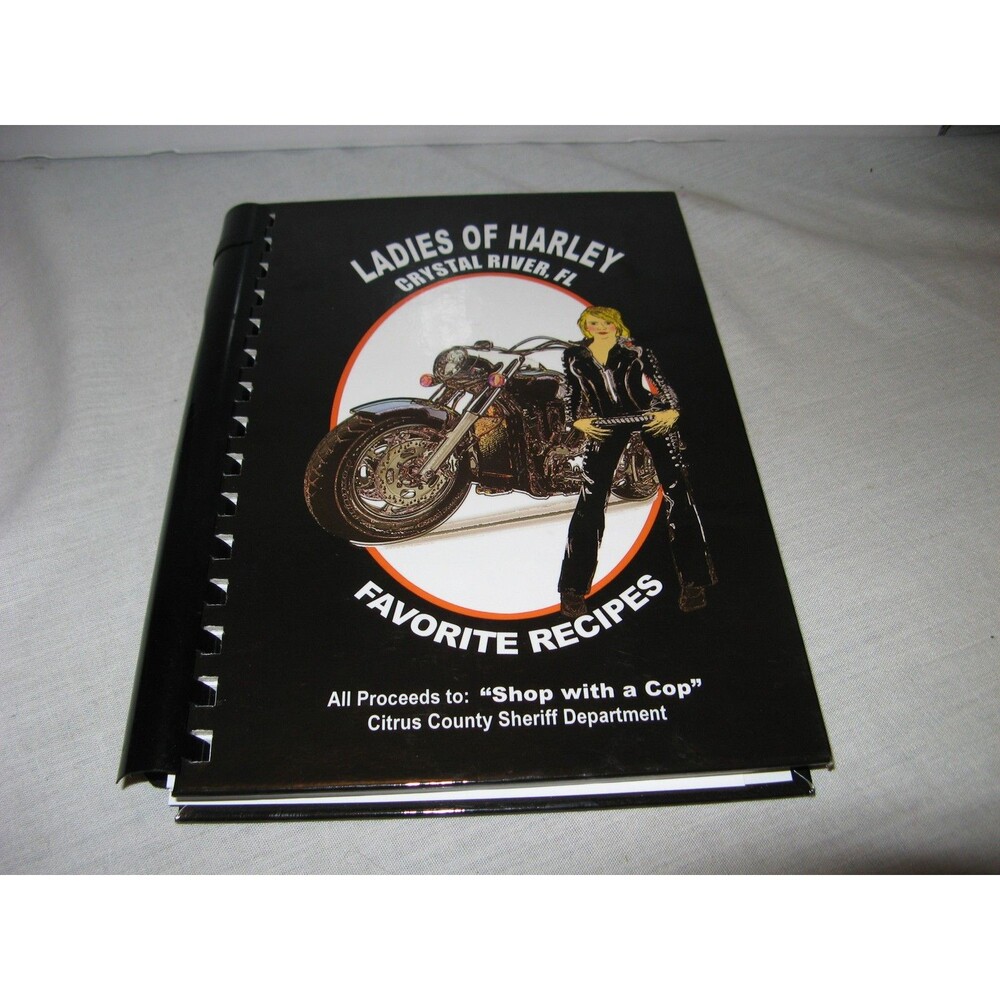 Ladies Of Harley Davidson Motorcycle Crystal River FL Favorite Recipes Cookbook